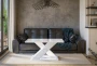 Stolik kawowy Symfonia 110x70 cm ława prostokątna do salonu white gloss