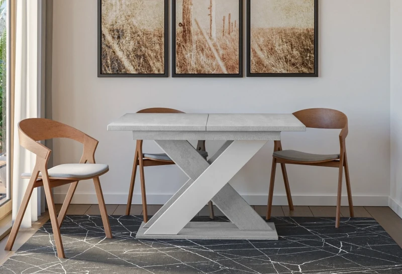 Stół rozkładany Symfonia 120-160 cm prostokątny nowoczesny do jadalni salonu