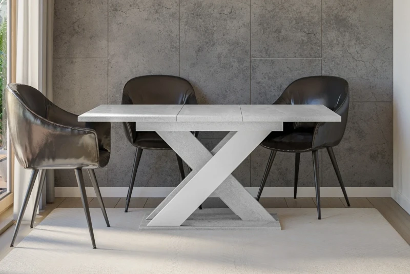 Stół rozkładany Symfonia 120-160 cm prostokątny nowoczesny do jadalni salonu