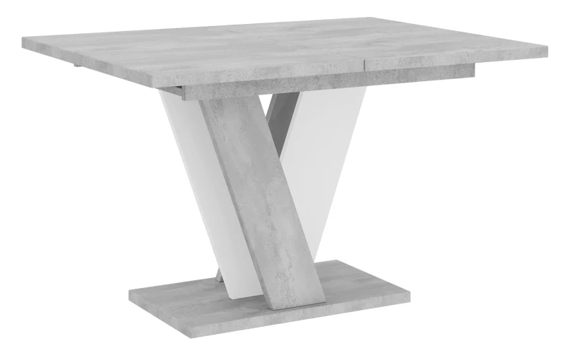 Stół rozkładany Solit 120-160 cm prostokątny nowoczesny do jadalni salonu K350/white