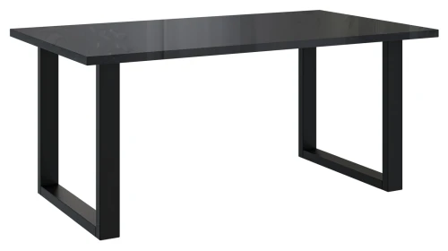 Stół Nordica U 160x90 cm z czarnymi nogami do jadalni salonu