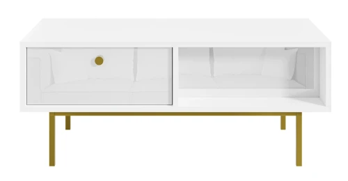 Stolik kawowy Urban 110x60 cm ława prostokątna z szufladami do salonu