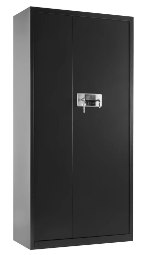 Szafa metalowa XD-034 z zamkiem elektronicznym i czujnikiem wstrząsowym Czarna