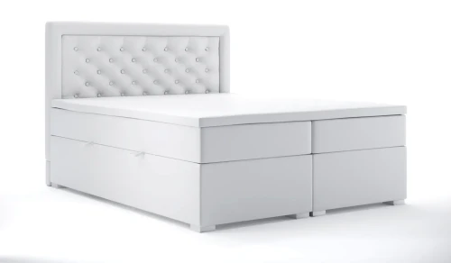 Łóżko kontynentalne Glamour z pojemnikiem 160x200 dwuosobowe tapicerowane