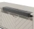 Szafka RTV Aspen VI 150 cm trzydrzwiowa z głośnikiem JBL do salonu cashmere/czarny