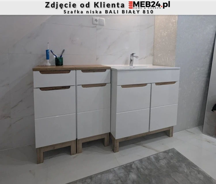Szafka niska BALI BIAŁY 810 - zdjęcie od klienta