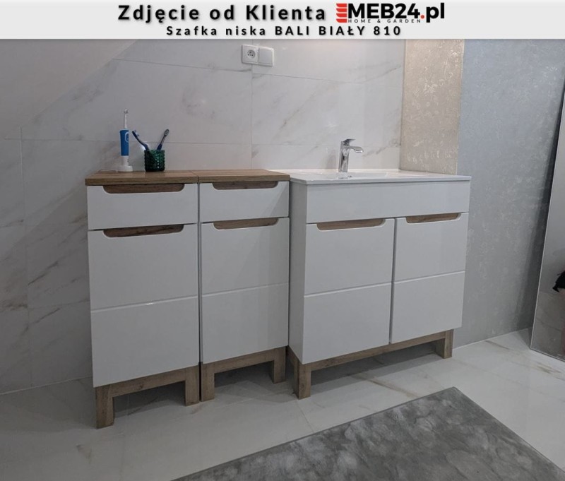 Szafka niska BALI BIAŁY 810 - zdjęcie od klienta