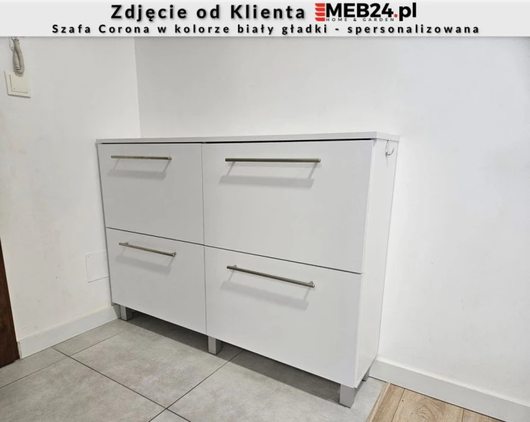 Szafa na buty Corona do przedpokoju - spersonalizowana (na wymiar) - zdjęcie od klienta