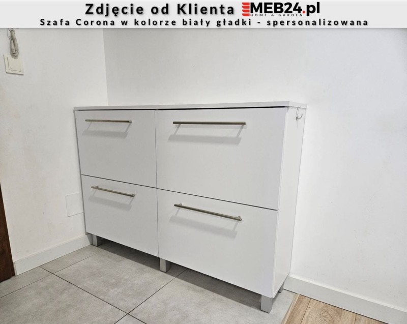 Szafa na buty Corona do przedpokoju - spersonalizowana (na wymiar) - zdjęcie od klienta