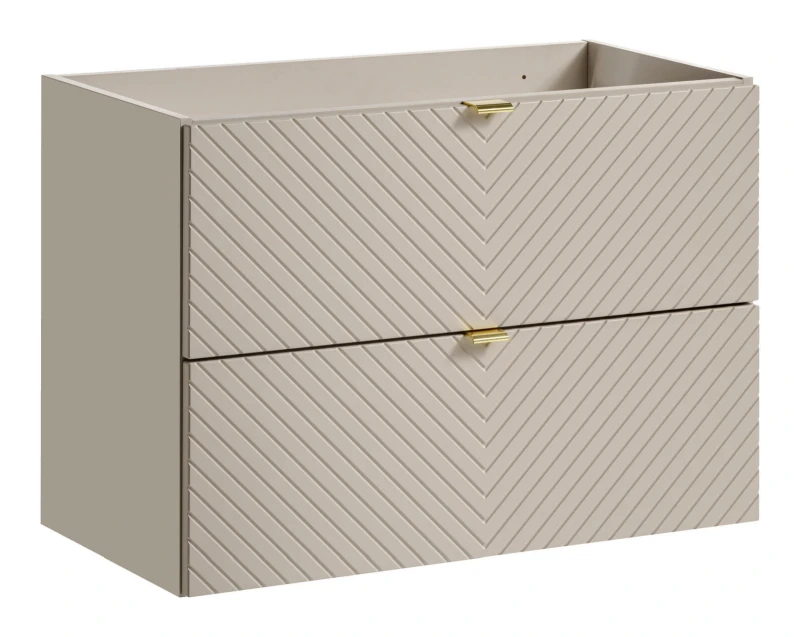 Zestaw mebli łazienkowych VIVA CASHMERE szafka 80 cm 2 szuflady - szafka pod umywalkę CD-1217 - VIVA CASHMERE 82-80-2S