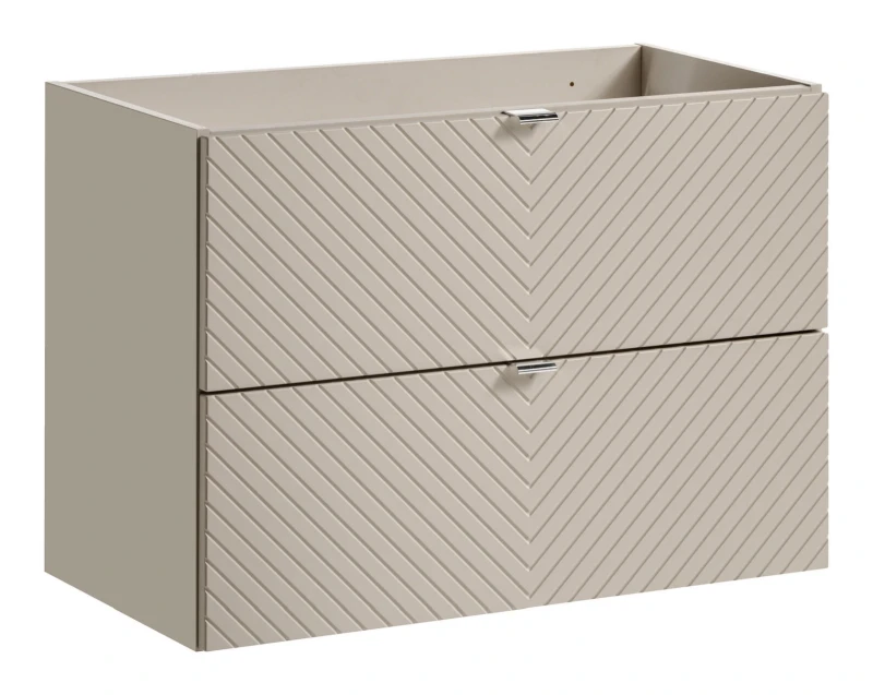 Zestaw mebli łazienkowych VIVA CASHMERE szafka 80 cm 2 szuflady - szafka pod umywalkę CD-1217 - VIVA CASHMERE 82-80-2S