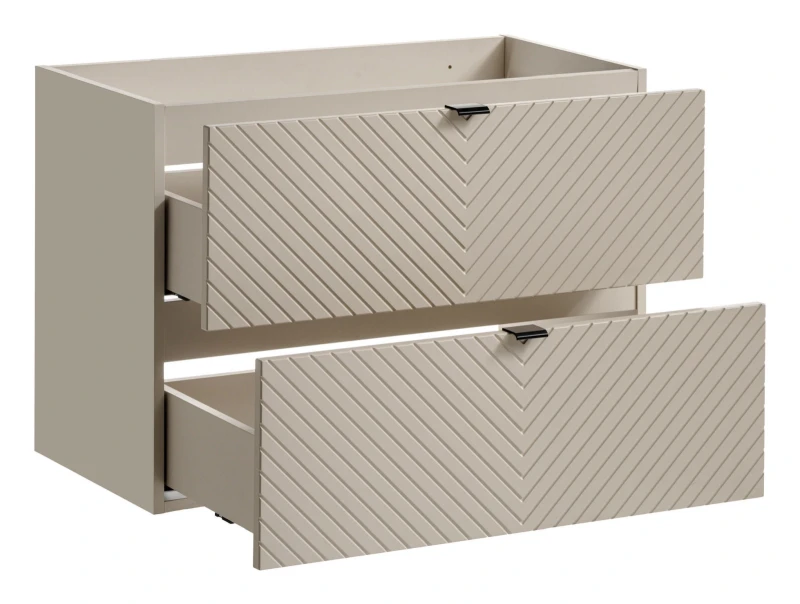 Zestaw mebli łazienkowych VIVA CASHMERE szafka 80 cm 2 szuflady - szafka pod umywalkę CD-1217 - VIVA CASHMERE 82-80-2S