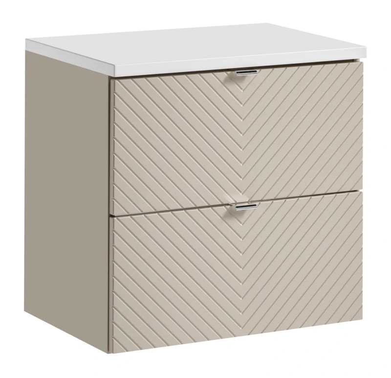 Zestaw mebli łazienkowych VIVA CASHMERE szafka 60 cm z blatem 60 cm