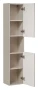 Zestaw mebli łazienkowych VIVA CASHMERE - szafka wysoka 2 drzwi CD-1218 - VIVA CASHMERE 80-03-2D