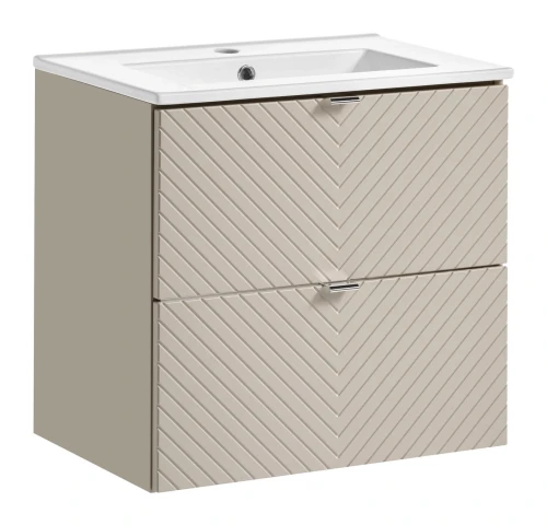 Zestaw mebli łazienkowych VIVA CASHMERE szafka 60 cm 2 szuflady z umywalką Dance