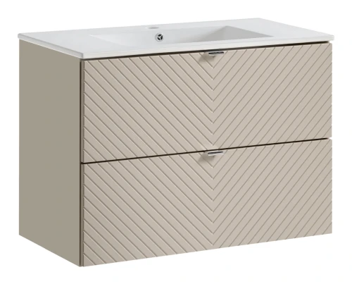 Zestaw mebli łazienkowych VIVA CASHMERE szafka 80 cm 2 szuflady z umywalką Dance