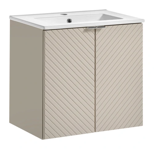 Zestaw mebli łazienkowych VIVA CASHMERE szafka 60 cm 2 drzwi z umywalką Dance