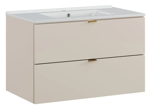 Zestaw mebli łazienkowych DALIA CASHMERE szafka 80 cm 2 szuflady z umywalką Lava