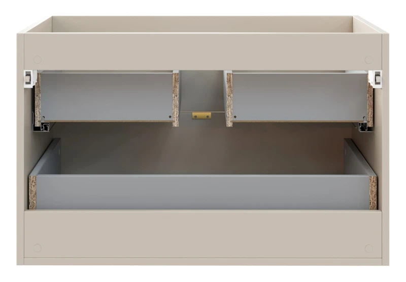 Zestaw mebli łazienkowych DALIA CASHMERE szafka 80 cm 2 szuflady z umywalką Lava