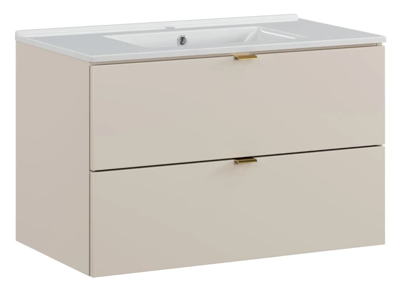 Zestaw mebli łazienkowych DALIA CASHMERE z szafką 80 cm z umywalką LAVA