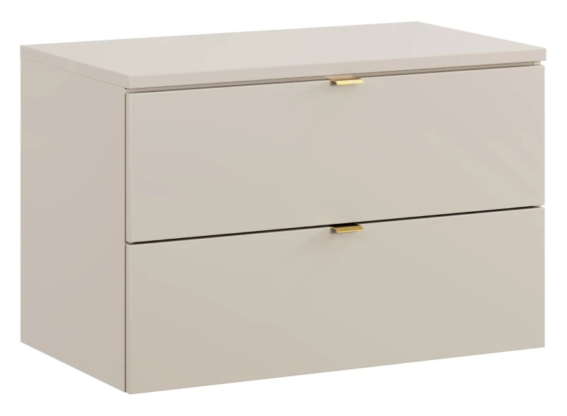 Zestaw mebli łazienkowych DALIA CASHMERE szafka 80 cm 2 szuflady z blatem 80 cm