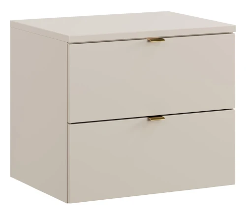 Zestaw mebli łazienkowych DALIA CASHMERE szafka 60 cm 2 szuflady z blatem 60 cm