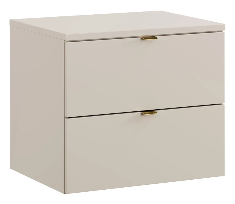 Zestaw mebli łazienkowych DALIA CASHMERE szafka 60 cm 2 szuflady z blatem 60 cm