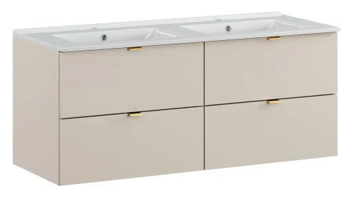 Zestaw mebli łazienkowych DALIA CASHMERE szafka 120 cm z umywalką meblową Lava