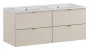 Zestaw mebli łazienkowych DALIA CASHMERE z umywalką meblową 120 cm - 3 elementy