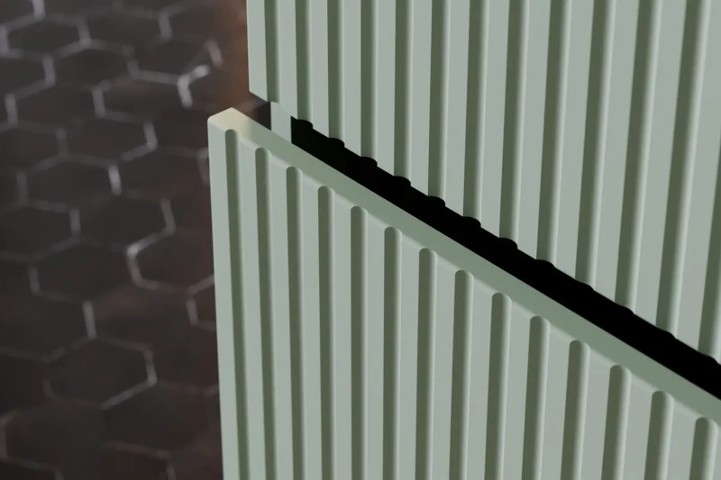 Zestaw mebli łazienkowych LINE REED GREEN - detal