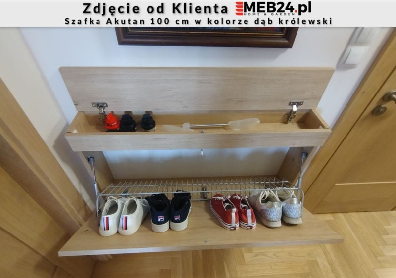 Szafka na buty Akutan 100 cm na dotyk - zdjęcie od klienta