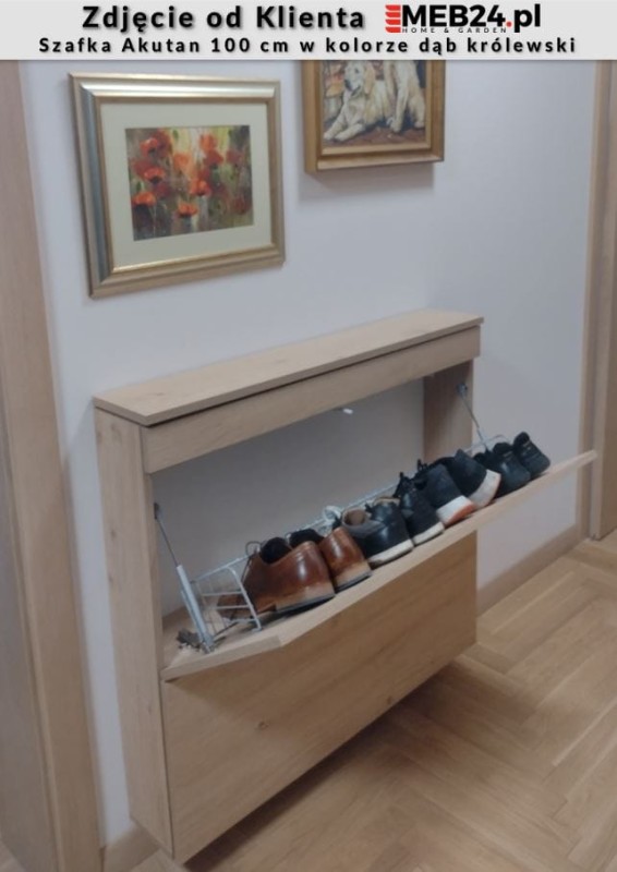 Szafka na buty Akutan 100 cm na dotyk - zdjęcie od klienta