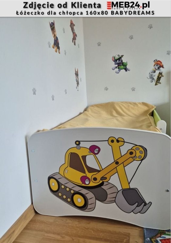 Łóżeczko dla chłopca 160x80 zdjęcie od klienta