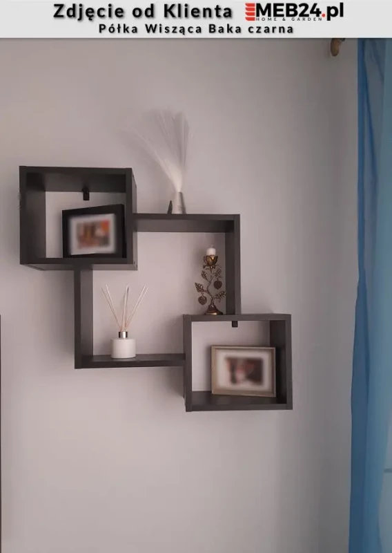 Półka Wisząca Baka czarna - zdjęcie od klienta