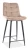 Półhoker tapicerowany Chic H-2 Velvet Bluvel 28 beż