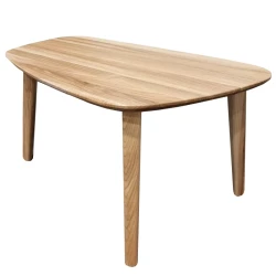 Stolik kawowy ENDOCARP 68x41 cm | Jesion