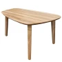Stolik kawowy ENDOCARP 68x41 cm | Jesion