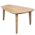Stolik kawowy ENDOCARP 80x48 cm | Jesion