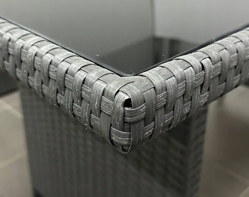 Zestaw mebli ogrodowych z technorattanu Puerto Szary