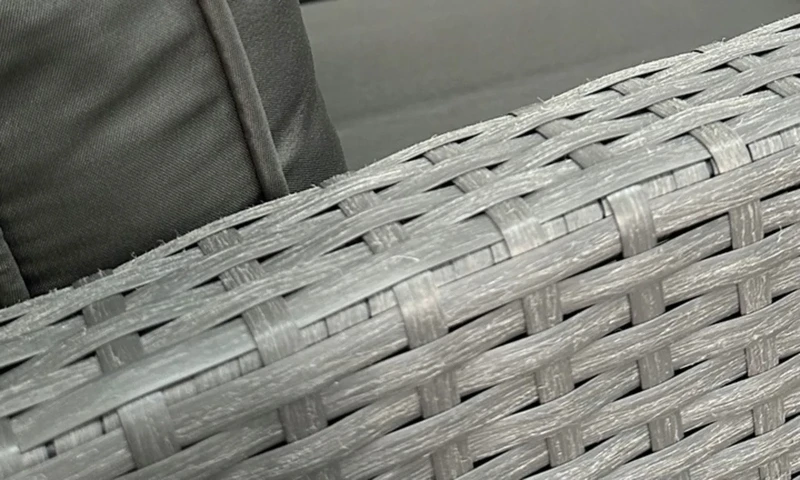 Zestaw mebli ogrodowych z technorattanu Puerto Szary