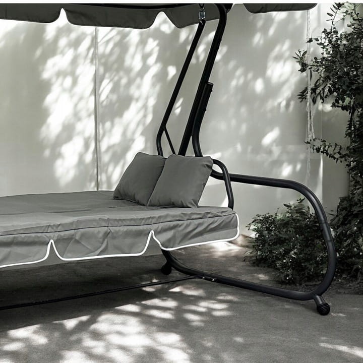 Huśtawka ogrodowa wolnostojąca Ragabas XXL duża Jasny szary