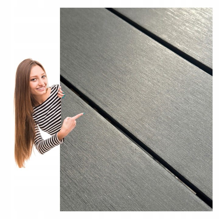 Narożnik ogrodowy Poliwood z poduszkami + Stolik Szary