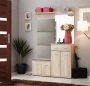 Lustro Amario 60 cm z półką do przedpokoju dąb sonoma