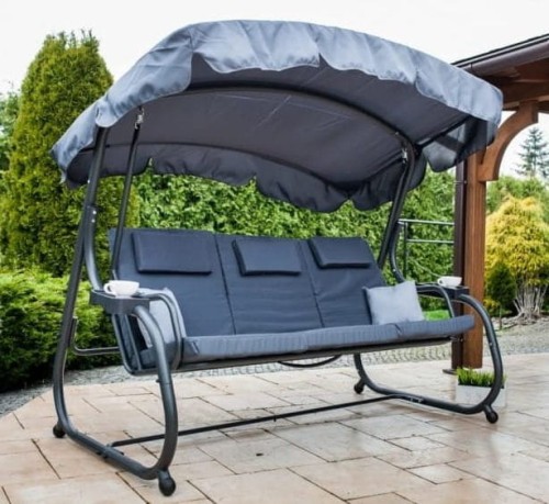 Huśtawka ogrodowa Neapoli Szara