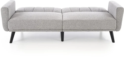 Sofa tapicerowana Larix trzyosobowa rozkładana w stylu skandynawskim do salonu popielaty