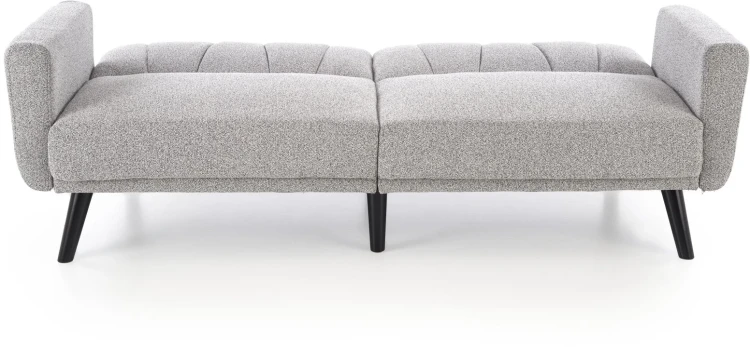 Sofa tapicerowana Larix trzyosobowa rozkładana w stylu skandynawskim do salonu popielaty