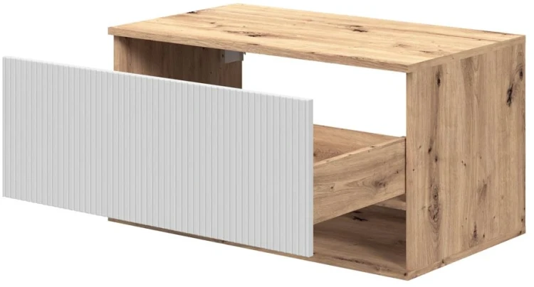 Szafka pod umywalkę Aviola z szufladą do łazienki 80 cm dąb artisan