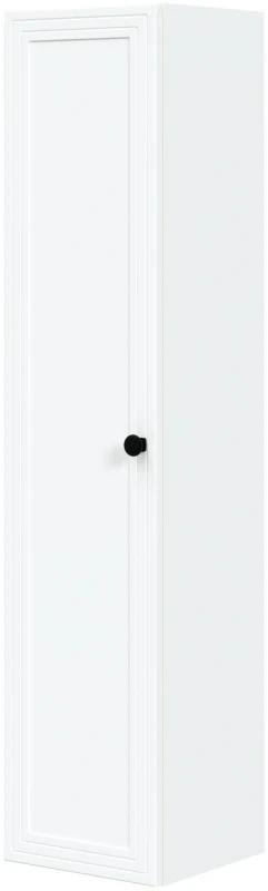 Słupek łazienkowy Toreto wiszący jednodrzwiowy z cichym domykiem 32 cm biały