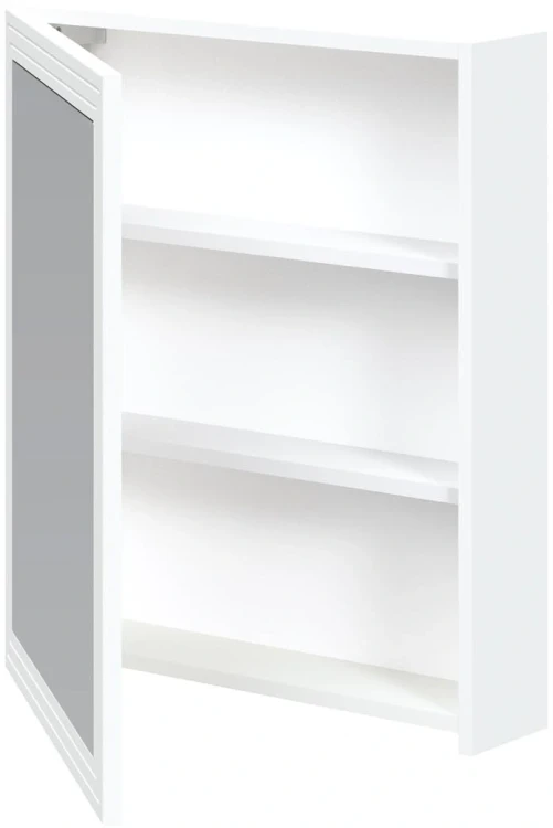 Szafka lustrzana Toreto z cichym domykiem do łazienki 60 cm biały mat
