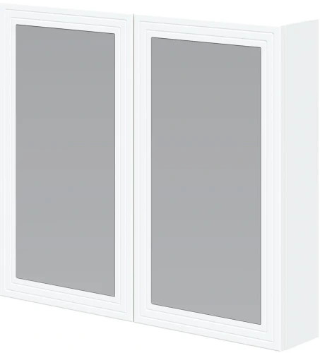 Szafka lustrzana Toreto z cichym domykiem do łazienki 80 cm biały mat